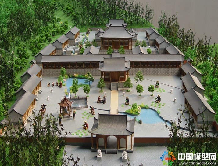 古建筑模型，古建沙盤模型