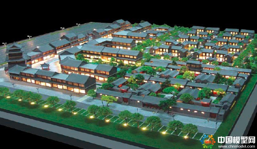 古建筑模型，古建沙盤模型