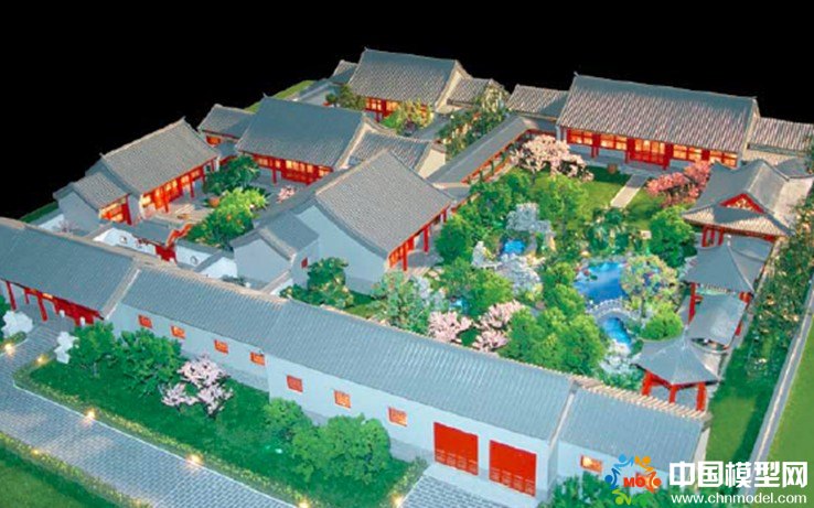 古建筑模型，古建沙盤模型