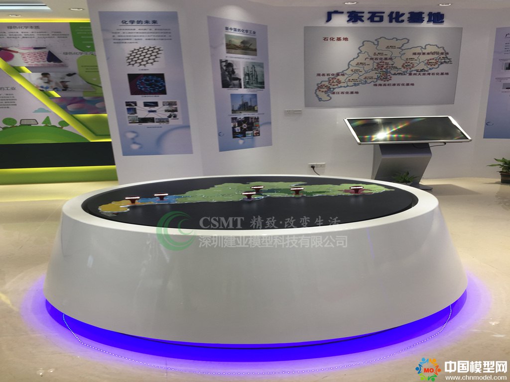 學?？破战虒W工業污水處理廠沙盤模型-石油化工沙盤模型