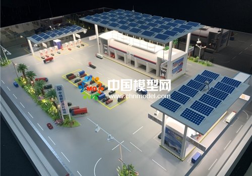 充氣站模型，充電站模型，能源站模型