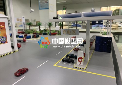 充氣站模型，充電站模型，能源站模型