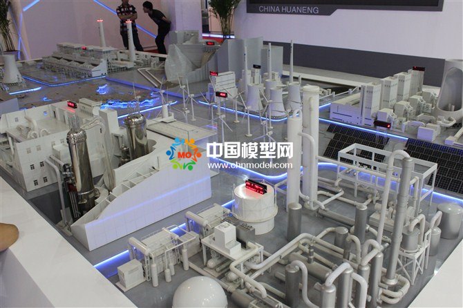熱電站模型，核電站模型，火力發電站少盤