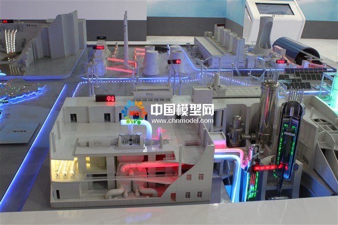 熱電站模型，核電站模型，火力發電站少盤
