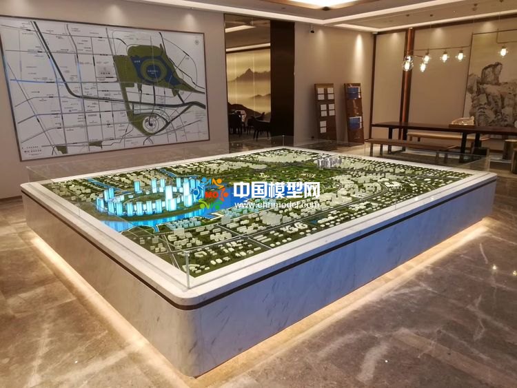 高檔樓盤模型底座，售樓部沙盤展臺（收藏）