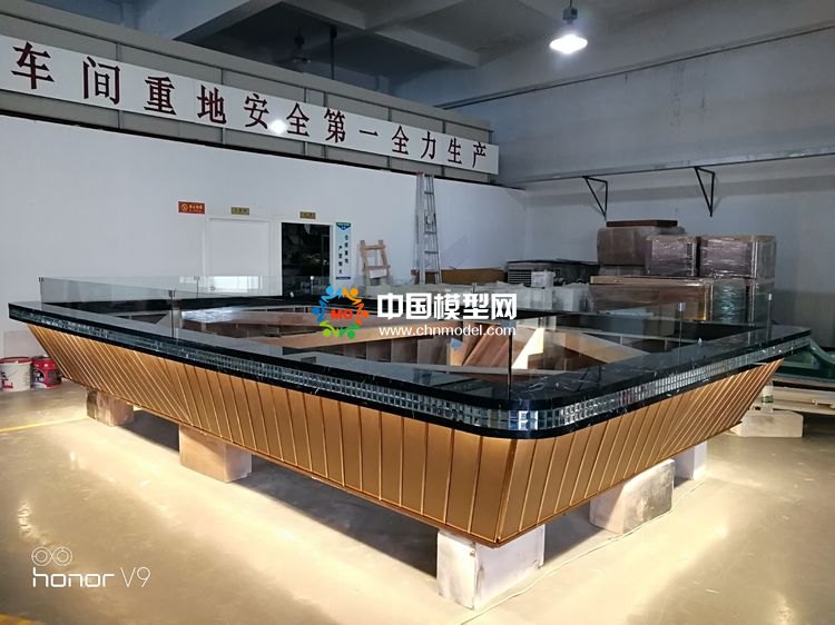 高檔樓盤模型底座，售樓部沙盤展臺（收藏）
