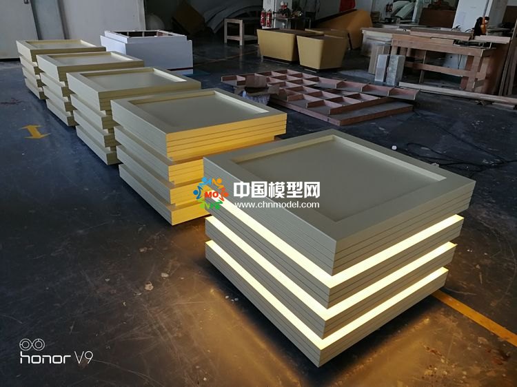 高檔樓盤模型底座，售樓部沙盤展臺（收藏）