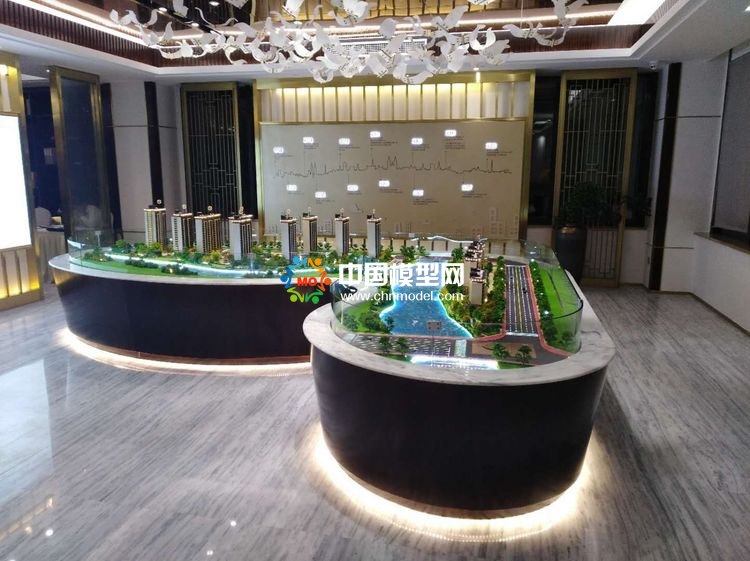 高檔樓盤模型底座，售樓部沙盤展臺（收藏）