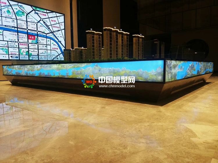 高檔樓盤模型底座，售樓部沙盤展臺（收藏）
