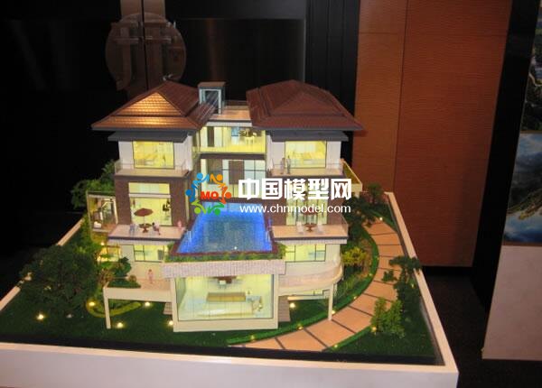 別墅模型風格各異，你能說出幾種