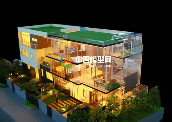 別墅模型風格各異，你能說出幾種