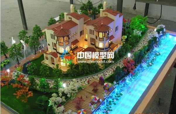 別墅模型風格各異，你能說出幾種