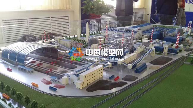 巨能特鋼廠區沙盤模型，新工藝新技術新材料新裝備實驗基地