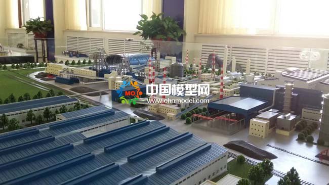 巨能特鋼廠區沙盤模型，新工藝新技術新材料新裝備實驗基地