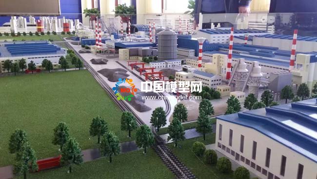 巨能特鋼廠區沙盤模型，新工藝新技術新材料新裝備實驗基地