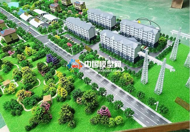光伏電站應用場景沙盤模型，太陽能光伏屋頂發電沙盤模型