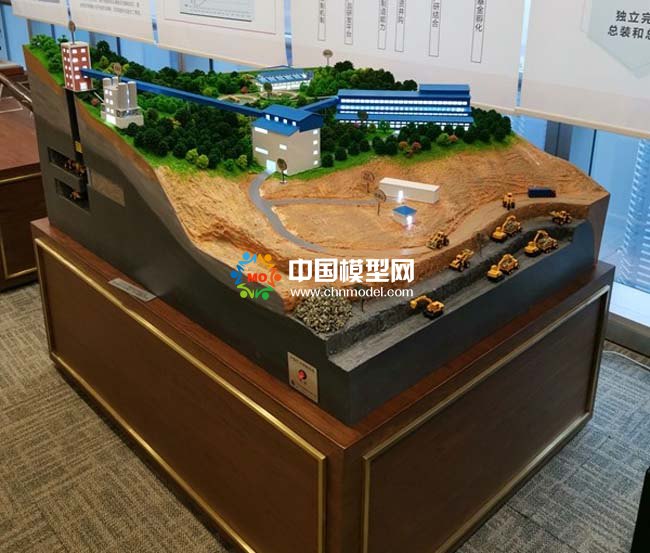 爆破應用場景沙盤模型，民爆一體化解決方案