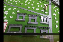 高速公路沙盤，橋梁隧道沙盤模型