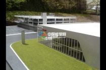 汽車展館沙盤模型，汽車展廳4S店沙盤模型