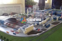 巨能特鋼廠區沙盤模型，新工藝新技術新材料新裝備實驗基地