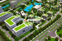 中電?？禑o錫物聯網產業基地沙盤模型