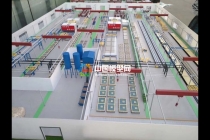 混凝土預制件生產線沙盤模型， 裝配式建筑沙盤模型