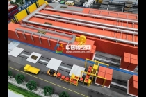 窯廠沙盤模型，磚廠沙盤模型