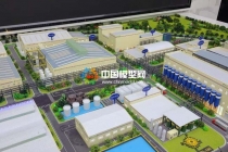 固體廢物處置利用，電解銅項目沙盤模型