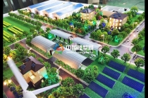 光伏電站應用場景沙盤模型，太陽能光伏屋頂發電沙盤模型