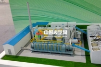 污染土壤修復沙盤模型，污泥處理模型