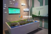 風能供電，太陽能供電供熱沙盤模型