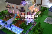 別墅沙盤模型的多種展現方式，燈光設計出彩地