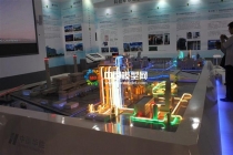 華能電廠沙盤模型，火電廠模型，發電廠沙盤