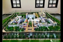 安康中學新、老校區建設沙盤模型建成